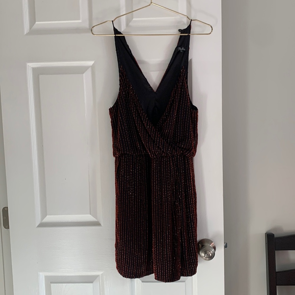 Beaded black dress size 6